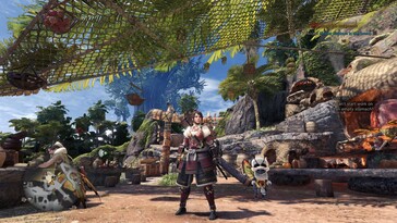 Im Bild: Ein Gameplay-Screenshot aus Monster Hunter: World.