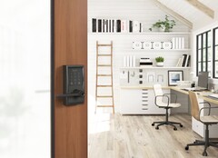 Das Schlage Encode Smart-Home-Schloss kann bei beliebigen Türen mit einfachen Schlössern verwendet werden. (Bild: Schlage)