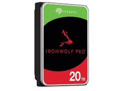 Die neue Seagate IronWolf Pro für NAS-Systeme bietet einen massiven Speicherplatz von 20TB (Bild: Seagate)