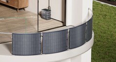 Das Flexible Solarmodul mit 210 W von Zendure kann vorbestellt werden. (Bild: Zendure)