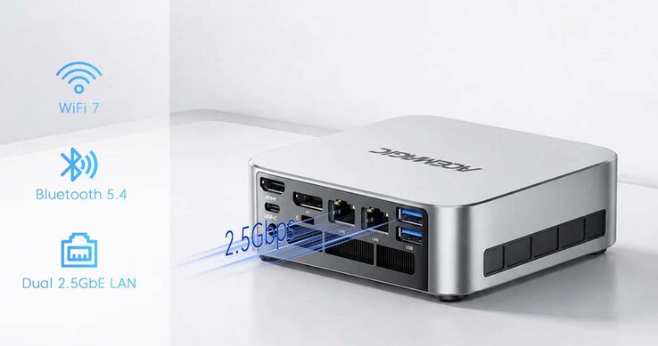 Die beiden Ethernet-Anschlüsse unterstützen jeweils 2,5 GBit/s