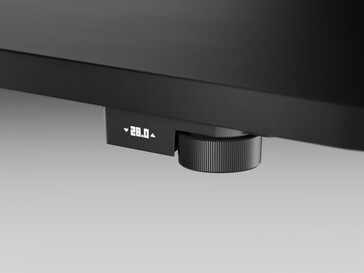 Drehregler zur Höhenverstellung des Coyl Gaming Desk