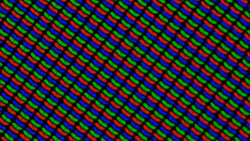 Darstellung der SubPixel-Anordnung (RGB-Matrix)