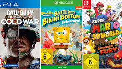 game Sales Awards Februar 2021: Call of Duty, SpongeBob Schwammkopf und Super Mario prämiert.