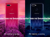 Oppo F9: Viele Werbeplakate, ein Hands-on-Foto und Teaser vor dem Launch.