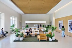 Die Lobby des Advanced Manufacturing Center in Houston.