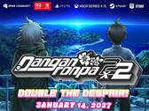 Im Bild: Das Banner für „Danganronpa 2×2“.