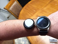 Die Google Pixel Watch im Vergleich mit einer Samsung Galaxy Watch und einer Apple Watch. Der Leaker beantwortet Fragen auf Reddit. (Bild: tagtech414)