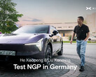 Test im Münchner Stadtverkehr: Xpeng-CEO He Xiaopeng demonstriert das neue NGP-System im Xpeng L03.