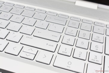 Ein Ziffernblock in voller Größe bietet genügend Platz für eine angenehme Nutzung