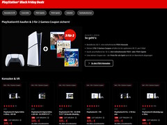 Playstation Black Friday bei Media Markt (Bildquelle: Screenshot Media Markt Webseite)