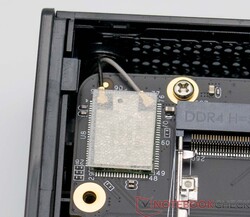 Das WLAN-Modul ist fest verbaut