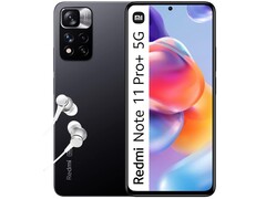 Das schwarze Basismodell des Redmi Note 11 Pro Plus hat zum Prime Day 23% Rabatt bei Amazon erhalten (Bild: Xiaomi)