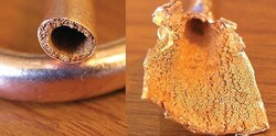 Querschnitt einer Heat Pipe  aus Sintermetall (Quelle: Frosty Tech)