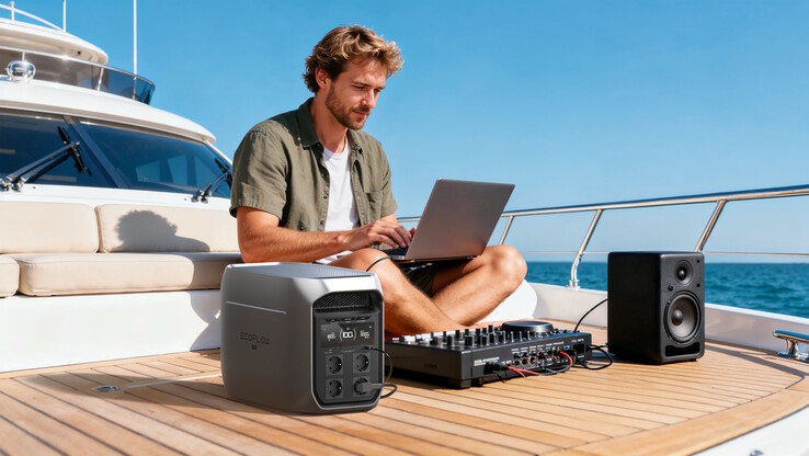 Auch anspruchsvolle Verbraucher sollen sich mit elektrischer Energie versorgen lassen (Bildquelle: Ecoflow)