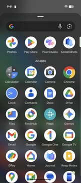 App drawer