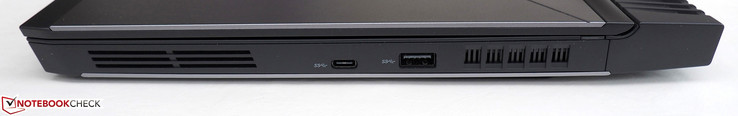 rechte Seite: USB 3.0 Typ C, USB 3.0 Typ A
