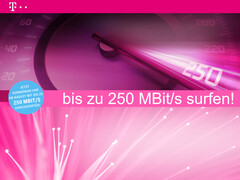 Internet Top Speed 250 MBit/s im Tarif Magenta Zuhause XL 250.