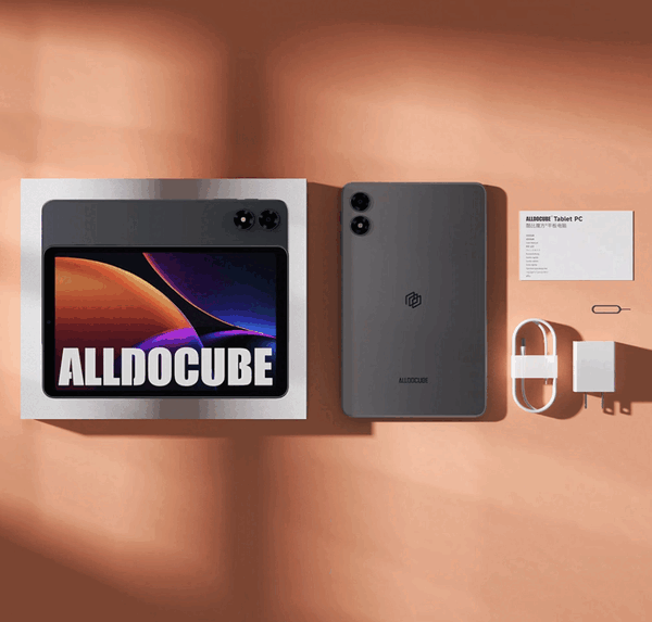 Alldocube iPlay Mini 4 Tablet mit Verpackung und Zubehör