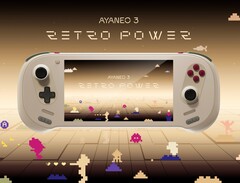 Die Retro Power Edition des Ayaneo 3 setzt auf ein Gehäuse in Beige. (Bildquelle: Ayaneo)
