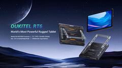 Das Oukitel RT6 Rugged-Tablet startet mit Rabatt im offiziellen Oukitel Store in den Verkauf. (Bild: Oukitel)