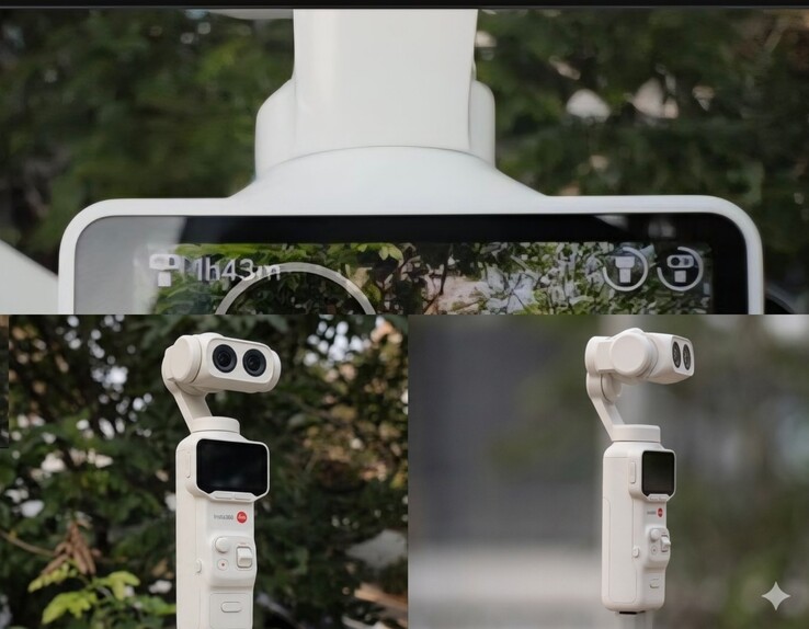 Wir haben Gemini gebeten, den restlichen Aufbau der Insta360 Luna Ultra auf Basis geleakter Bilder nachzubilden