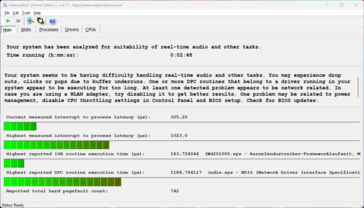 LatencyMon - Übersicht