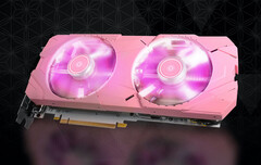 Die Pink Edition der Galax GeForce RTX 2070 Super EX sieht etwas gewöhnungsbedürftig aus. (Bild: Galax)