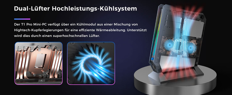 Ein Kühlsystem verspricht auch eine angemessene Leistungsentfaltung (Bildquelle: Topgro)