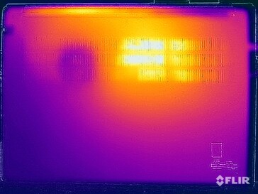 Oberflächentemperaturen Stresstest (Unterseite)