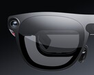 Nahaufnahme der Xreal Aura mit Kamera und Micro-OLED-Display