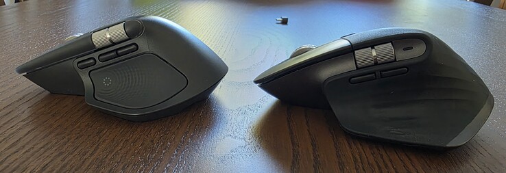 Die MX Master 4 neben der MX Master 3