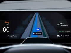 Googles neue Lane Guidance-Funktion wird zunächst nur im Polestar 4 verfügbar sein. (Bildquelle: Polestar)
