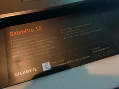 Gigabyte Sabre Pro 15