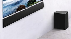 Die sehr flache LG GX Soundbar ist primär für die Montage an der Wand gedacht. (Bild: LG)