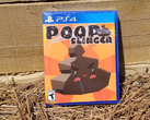 Ein Bild einer der seltensten PS4-Spiele-Discs der Welt: Poop Slinger.