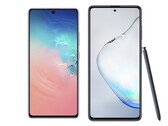 Das Samsung Galaxy S10 Lite (links) und das Galaxy Note10 Lite (rechts) wurden heute vorgestellt (Bild: Samsung)