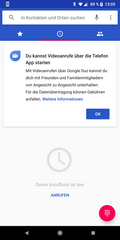 Telefonie-App des Google Pixel 2 XL