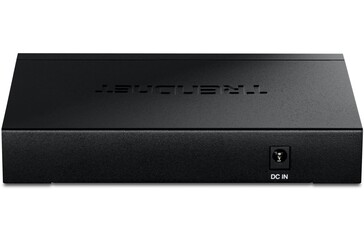 Der lüfterlose Multi-Gigabit-Switch TPE-BG350 von Trendnet kommt im robusten Metallgehäuse.