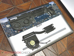 Hilft die zusätzliche Kühlung des XPS 13 bei den Temperaturen?