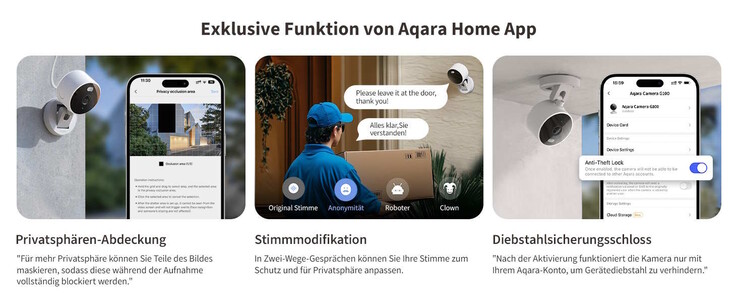 Eine Stimmmodifikation wird unterstützt (Bildquelle: Aqara)