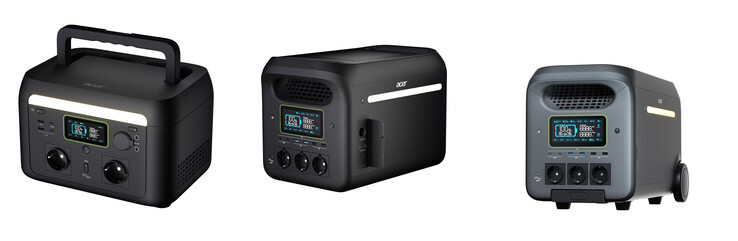 Acer hat drei Powerstations vorgestellt (Fotomontage, nicht maßstabsgetreu)