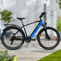 Das Llobe Yukon E-Trekkingrad gibt es nächste Woche zum Bestpreis im Aldi-Onlineshop. (Bild: Aldi-Onlineshop)