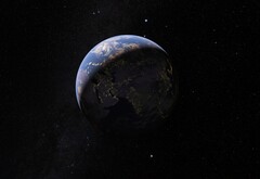 Die Erde ist jetzt auch auf Google Maps eine Kugel. (Bild: Google)