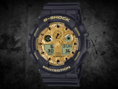 Die Uhren GA-010GGB-1A9 und GA-100GGB-1A9 (im Bild) von Casio kommen nach Europa. (Bildquelle: Casio)