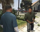Ein Screenshot von Franklin und Lamar in „Grand Theft Auto V“