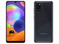 Das Galaxy A31 von vorne und hinten (Bild: Samsung)
