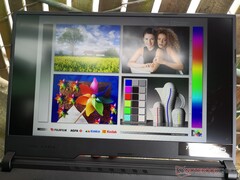 Im Freien im Schatten