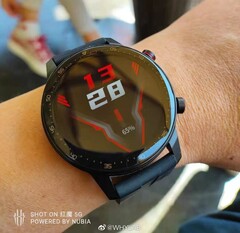 Sieht cool aus: Die Nubia RedMagic Watch zeigt sich am Handgelenk und in ersten Teasern.