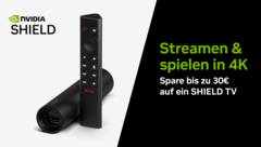 Den Nvidia Shield TV Streaming- und Gaming-Stick gibt es aktuell im Angebot. (Bild: Nvidia)